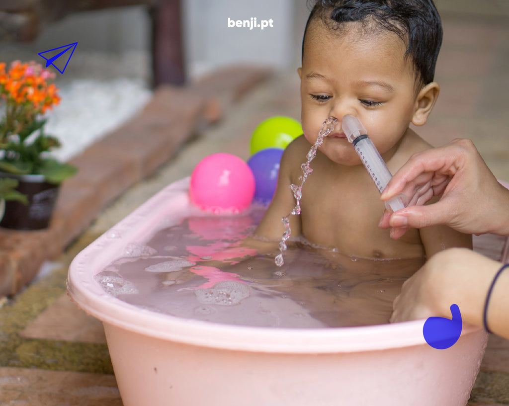A Importância da lavagem nasal dos bebés